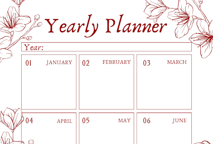 design custom printable planners and journals